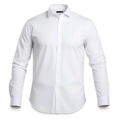 Close up of a white mens shirts