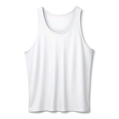 White Tank Top on a white background