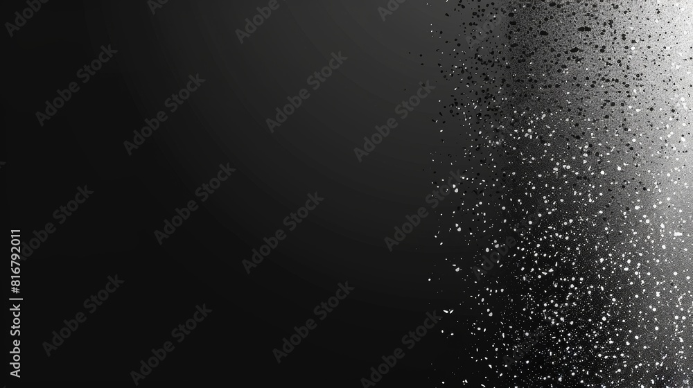 Aufkleber noise gradient background from white to black. monochrome dot pattern with grainy effect. halftone s