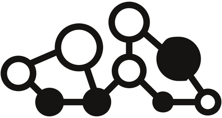 Molecule icon,Scientific icon,Structure Substance symbol