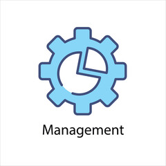 Management Vector icon