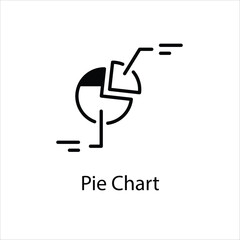 Pie Chart Vector icon