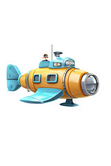 Cartoon Submarine 3d 