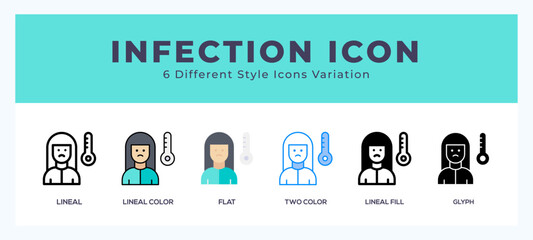 Infection symbol. logo. icon vector illustration.