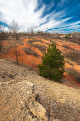 Gant, abandoned bauxite mine in Hungary