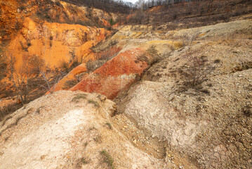 Gant, abandoned bauxite mine in Hungary