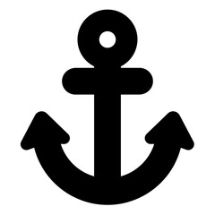 Anchor glyph icon
