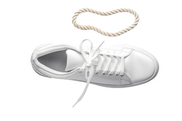 White Shoe With Rope
