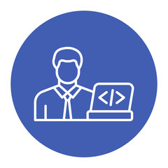 Obraz premium Software Development vector icon. Can be used for No Code iconset.