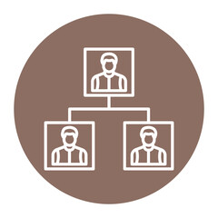 Organisation vector icon. Can be used for Home Based Business iconset.