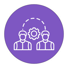 Collaboration vector icon. Can be used for Home Based Business iconset.