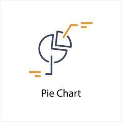 Pie Chart Vector icon