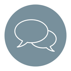 Comments vector icon. Can be used for Customer Feedback iconset.