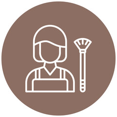 Cleaner vector icon. Can be used for Women iconset.