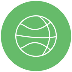 Basketball vector icon. Can be used for Bowling iconset.