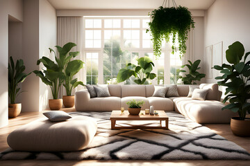 livingroom with a perspective view