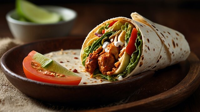 Mexican chicken wrap Savor the Flavor Butter Chicken Burrito Extravaganza 