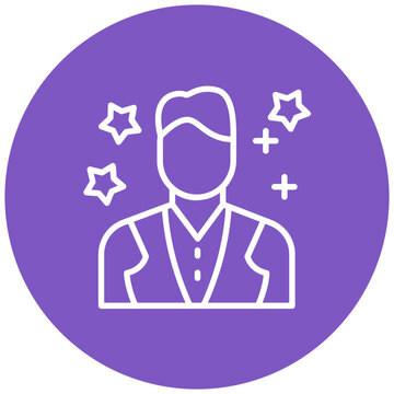 recommend clip art: Actor vector icon. Can be used for Diversity iconset.