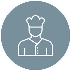 Chef vector icon. Can be used for Diversity iconset.