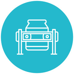 Oxygen Furnance vector icon. Can be used for Mettalurgy iconset.