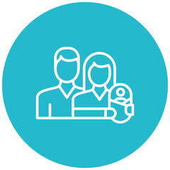 Family Psychology vector icon. Can be used for Psychology iconset.