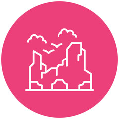 Caving vector icon. Can be used for Adventure iconset.