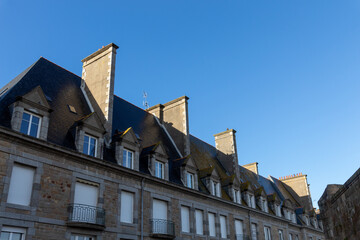 old houses in the town