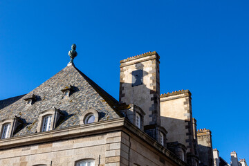old houses in the town
