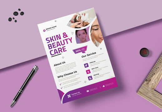 Beauty Salon Flyer Template