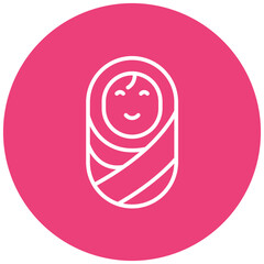 Baby vector icon. Can be used for Child Adoption iconset.