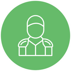 Man vector icon. Can be used for Fairytale iconset.