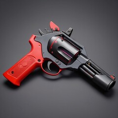 Gun Isolated 3D Image