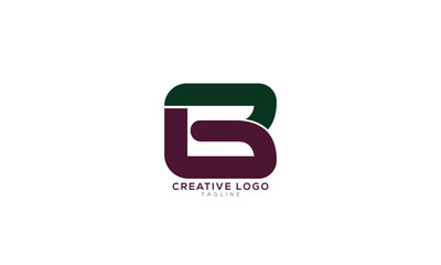 BB Abstract initial monogram letter alphabet logo design