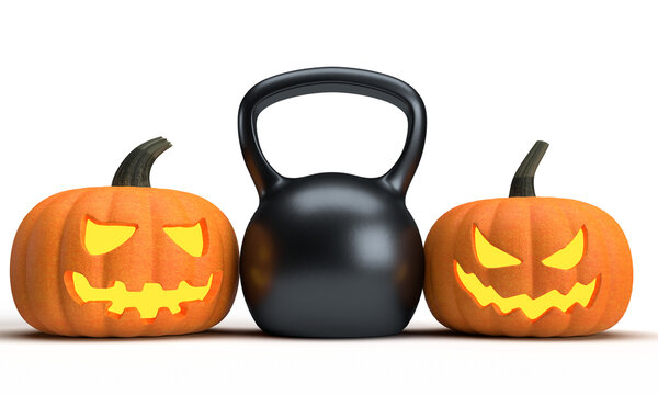 Happy holloween pumpkin horror celebration october background autumn season spring winter 31 thirty one day pumplin kettle bell party lamp lightbulb scary night greeting invitation object trick treat 