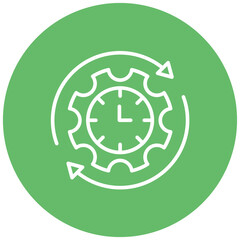 Efficiency vector icon. Can be used for Action Plan iconset.