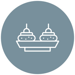 Tapas vector icon. Can be used for World Cuisine iconset.
