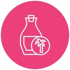 Palm Oil vector icon. Can be used for World Cuisine iconset.