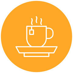 Afternoon Tea vector icon. Can be used for World Cuisine iconset.
