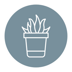 Aloevera vector icon. Can be used for Spa iconset.