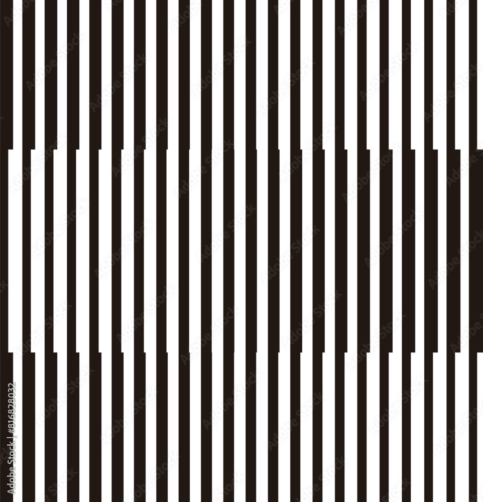Poster smooth vector transitons from black to white with straight broken lines. modern vector background fo
