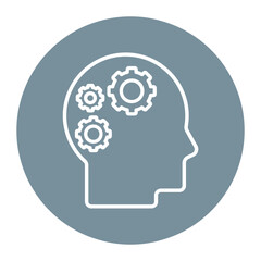 Critical Thinking vector icon. Can be used for Literature iconset.