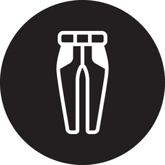 pants glyph icon