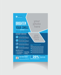 professional dental flyer
