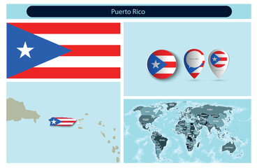 political infographics made from maps and flags