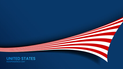 USA Independence day bannner presentation copyspace