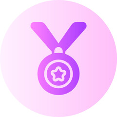 medal gradient icon