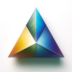 Colored triangle