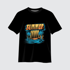 Summer T shirt designs, Print fadvertisior posters, clothes, 
