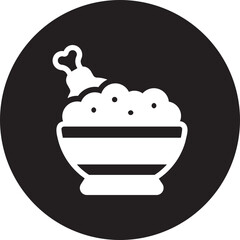 biryani glyph icon