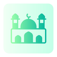 mosque gradient icon